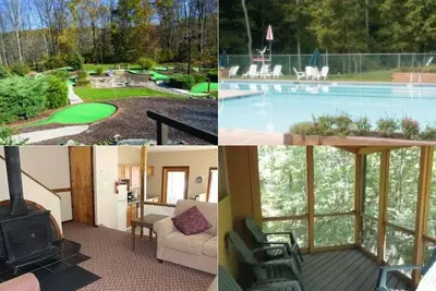 Image de Pocono 2 Bed Condo ~ Spa ~ Piscines ~ Mini Golf ~ Des tonnes de commodités!
