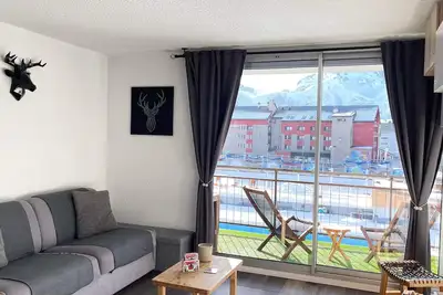 Appartement au pied des pistes et idéalement situé en centre station
