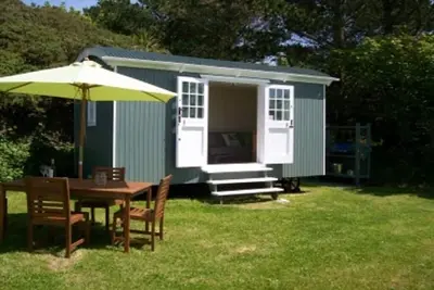 Image de Shepherds Hut au bord de la mer St Ives Bay, Gwithian, Stunning Location