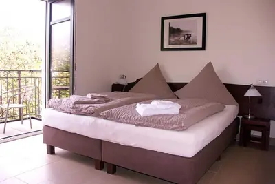 Chambre double 21 avec balcon Haus Max - Usedom Bike-Hotel & Suites *** à 80 m de la plage de la mer Baltique