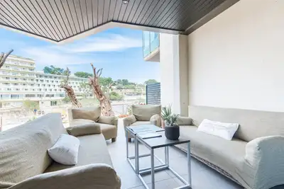 Appartement moderne avec Wifi et Aac sur la plage de Cala Sant Vicenç, Pollença