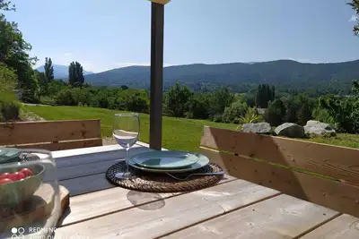 Image de Maison / gite à Dieulefit Drome provençale vue sur la nature et les montagnes
