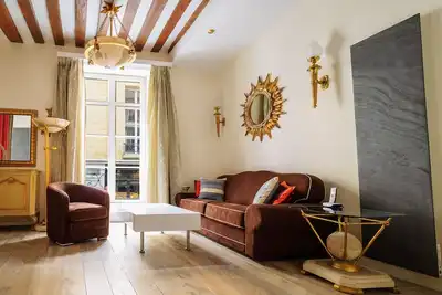 Image de luxe 1br 2ba proche de la place des vosges entierement climatise