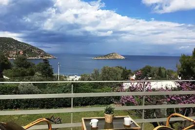 Vue de rêve. Maison Villa proche de la mer