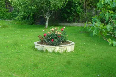 Image de gite verdoyant dans un endroit calme situé dans le cotentin