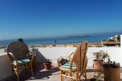 Terrasse panoramique sur le toit