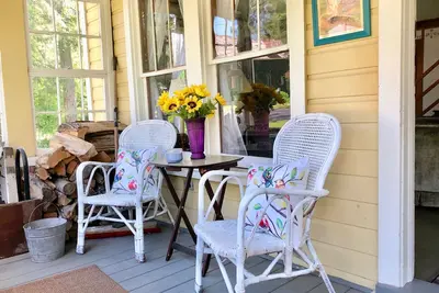 Image de Cottage pittoresque dans rustique, calme, de charme Caroga Lake Ny -100 pas du lac