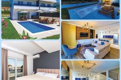 Image de Maison neuve avec piscine, 600m de la mer, Wi-Fi, parking gratuit, 5 climatiseur