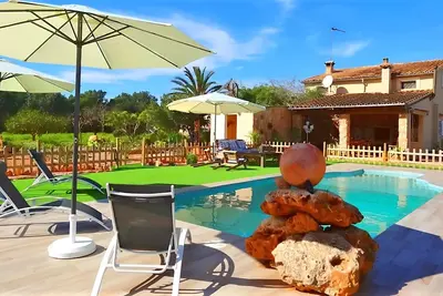 Image de Son Antem 420 finca fantastique avec piscine privée, terrasse, barbecue et air conditionné