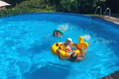 Image de Gîte neuf entre Liège, Aix, Francorchamps. Balades Forêt Lac Piscine Pleine de jeux