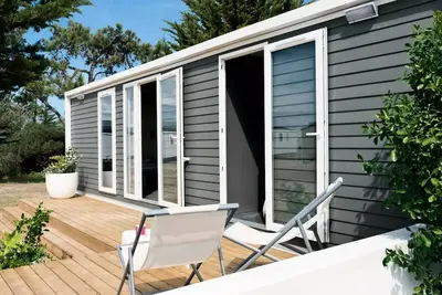 Image de Mobil-home Prestige 33m² (2 chambres) - 2 Salles de Bains Climatise / Lave Vaisselle / Tv Incluse dans chaque chambre - terras