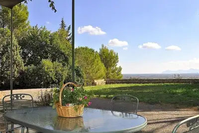 Image de Fantastique villa à Majorque avec piscine avec vue sur la mer et les montagnes