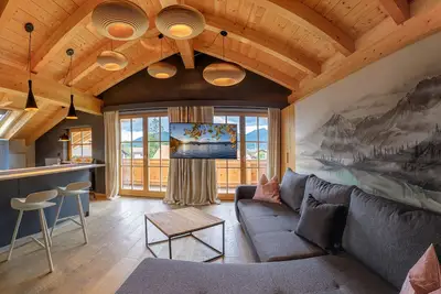 Image de Appartement moderne et récemment rénové pour 2 personnes à Krün