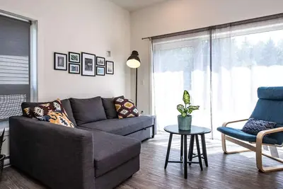 Image de The Mac Shack: Condo élégant à 2 minutes de Rmr avec une vue imprenable sur la montagne