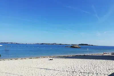 A 20m de la plage Studio avec son jardin privé