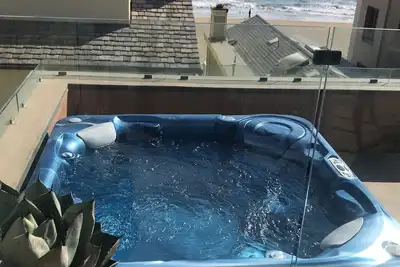 Image de Plage PRIVÉE Vivant Dans Seal / Huntington Bch Area-50 'De Sand