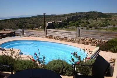 Image de Superbe Villa, piscine, vue sur la mer, 4 chambres, climatisation, Wi-Fi, Tv