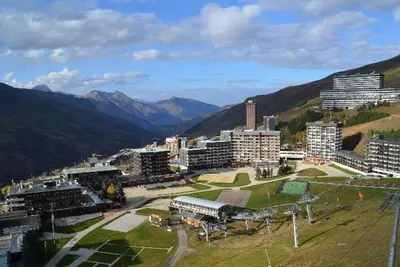 Image de Studio 4 pers au pied des pistes avec balcon, animaux acceptés aux Menuires