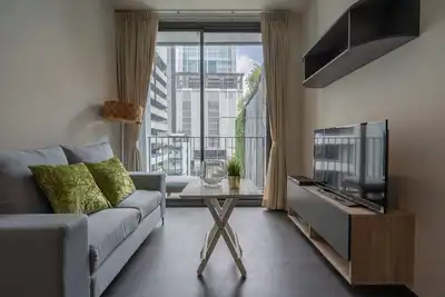 Image de Élégant et moderne 1 Br - 3 minutes à pied de Mrt Sukhumvit et Bts Asoke
