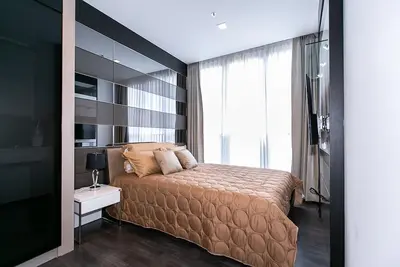 Image de Condo moderne avec 1 chambre - 5 minutes à pied de la station de métro Rama 9 / Central Rama 9