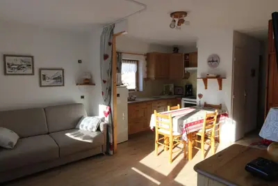 Image de Appartement cosy pour 4 pers à Val Cenis Haut, proche pistes, balcon sud-ouest, casier à skis