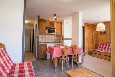 Image de Charmant appartement à 300m des pistes à Lanslebourg avec balcon et garage