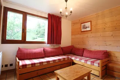 Image de Appartement cosy 5 pers. à Val Cenis Lanslevillard, proche télécabine et Esf, terrasse, wifi inclus