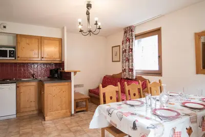 Image de Appartement spacieux 6 pers avec parking et Wifi, pieds des pistes Val Cenis