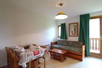 Image de Appartement cosy 4 pers au pied des pistes, balcon et Wifi