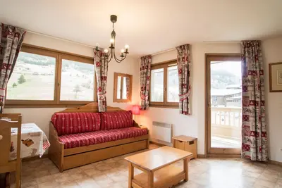 Image de Appartement spacieux 6 pers au pied des pistes avec balcon et parking