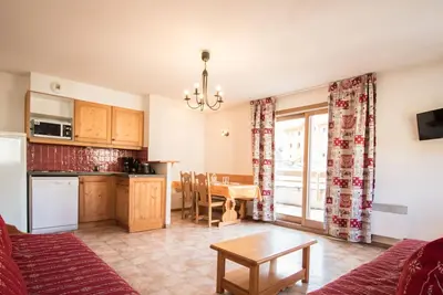 Image de Appartement cosy 5 pers. au pied des pistes à Val Cenis, terrasse, parking, proche commerces