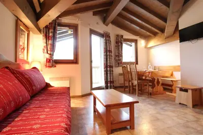 Image de Appartement 4 pers à Val Cenis, au pied des pistes, parking, Wifi et balcon