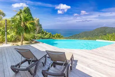 Image de Villa à Deshaies G166a vue mer 3ch piscine