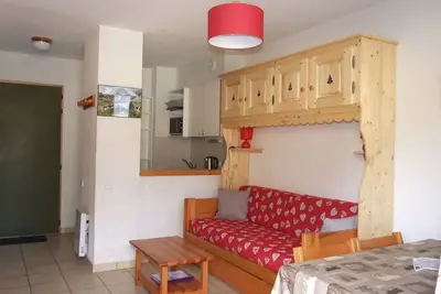 Image de Appartement cosy 4 pers - Pied des pistes, balcon et wifi gratuit