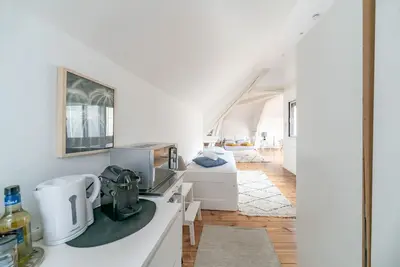 Image de Appartement design style loft, centre, terrasse