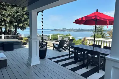 Image de SuiteSous-sol sous-sol à N Tacoma🏡Vue sur la digue du mont Rainier⛰