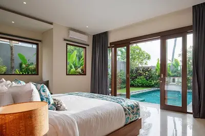 Image de Villa 1 chambre paisible à Canggu avec piscine privée
