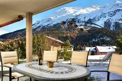 Image de Appartement de vacances St-Moritz pour 1 - 5 personnes avec 2 chambres à coucher - Appartement de va