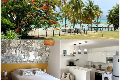 Image de Appartement en bord de mer dans résidence avec piscine