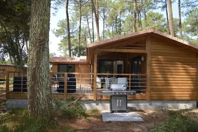 Image de Proche Bayonne, luxueux Chalet bois 4 chambres, 900m plage, activités pour tous