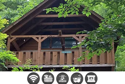 Image de \"Nid béni\" vue sur la montagne / Wifi / bain à remous / jacuzzi / accès à la piscine