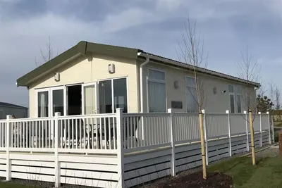 Image de Superbe Luxory Lodge, plusieurs fois primé le parc de vacances Haggerston Castle