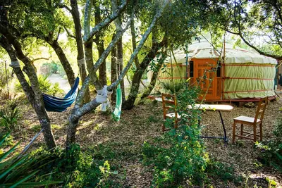 Hébergement durable dans un endroit paisible.