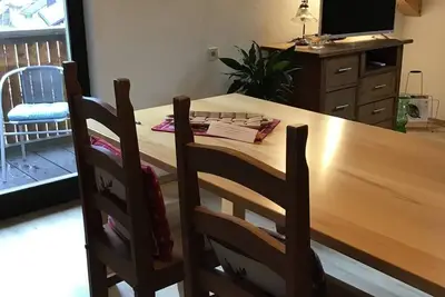 Image de Maison de vacances confortable (60 m2) dans la forêt bavaroise avec balcon panoramique