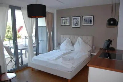 Image de Appartement 1 chambre pour 1-2 personnes à Fribourg-Vauban. De bonne qualité