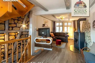 Image de Appartement de bien-être (87 m², monument unique) au milieu de la vieille ville de Quedlinburg