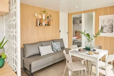 Image de Cottage Opale Cocoon – 2 chambres - 30 m² draps, transats et terrasse semi-couverte 5 personnes
