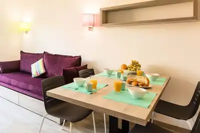 Image de Appartement 5 personnes - 1 chambre - Vue jardin - Terrasse