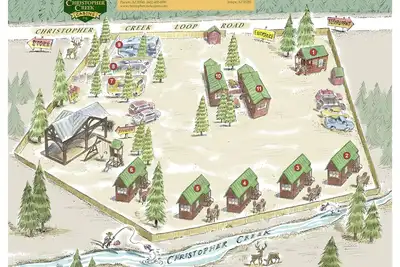 Image de La cabine # 11 est l'une de nos \"Nouvelles\" cabines loft avec un porche de couverture blindé!