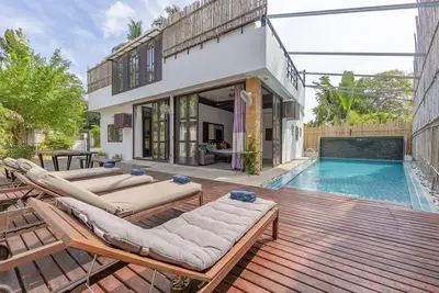 Image de Deux villas adjacentes avec deux piscines privées, 5 chambres, Sairee, Koh Tao